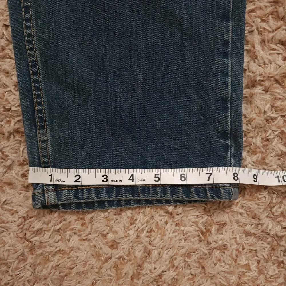 Levi's‎ 505 Regular Fit Jeans Mens 38x32 Blue Medium Wash Straight Leg Denim